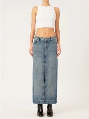 DL1961 Asra Denim Maxi Skirt